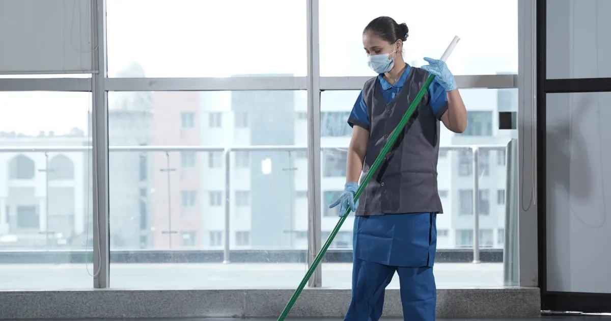 Cleaning staffs uniform